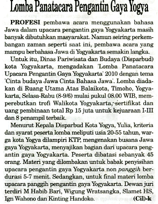Kliping jogja terbaru
